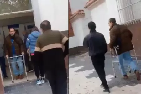 Hombre simulaba tener una discapacidad para ser atendido r�pido en el banco