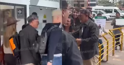 Alejandro Sanz y Stephanie Cayo llegan a Cusco