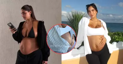 Isabella Ladera contando las semanas para dar a luz