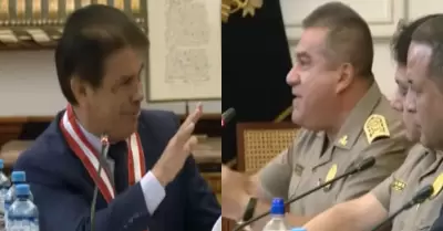 Tom�s G�lvez y �scar Arriola protagonizaron tensa discusi�n en el Congreso.