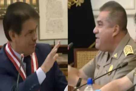 Tom�s G�lvez y �scar Arriola protagonizaron tensa discusi�n en el Congreso.