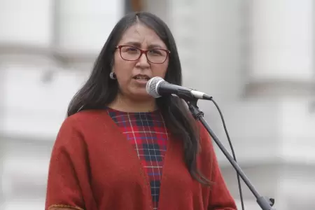 Ruth Luque cuestiona uso pol�tico de fallas log�sticas en las elecciones