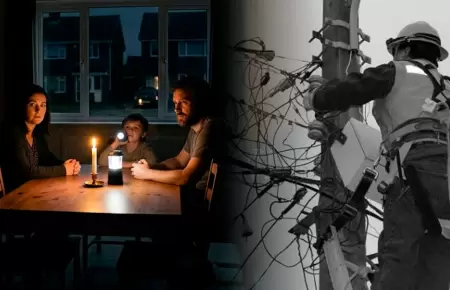 Corte de luz el 25 de abril.