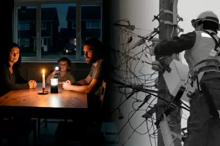 Corte de luz el 25 de abril.