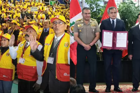 M�s de 135 mil miembros de Juntas Vecinales de Seguridad Ciudadana contar�n con