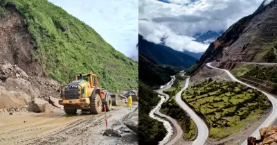 Carretera Interoce�nica Sur: Habilitan tr�nsito a un solo carril en el km 145 tr