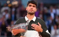 Lo sufre el mundo del tenis: Carlos Alcaraz no disputar� el ATP de Roma y Roland Garros por lesi�n