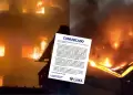 Incendio en Cercado de Lima: MML activa drones para apoyar extinci�n y revela presunto almac�n clandestino