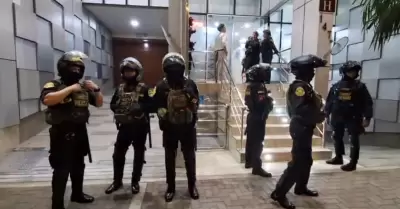 Megaoperativo en hoteles de Lince