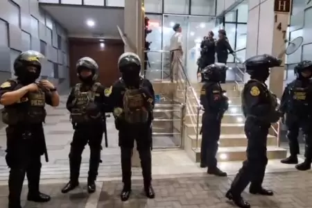 Megaoperativo en hoteles de Lince