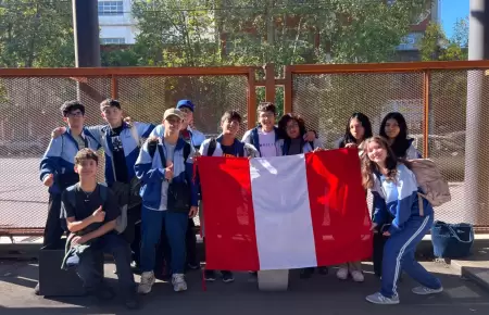 Estudiantes del colegio Pamer