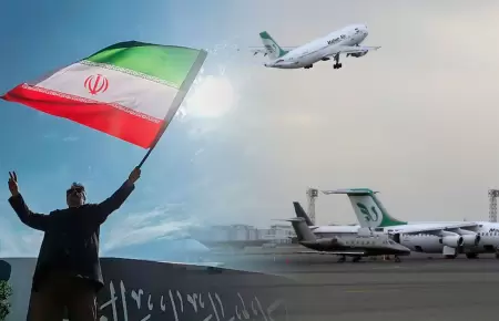 Ir�n reanuda vuelos internacionales.