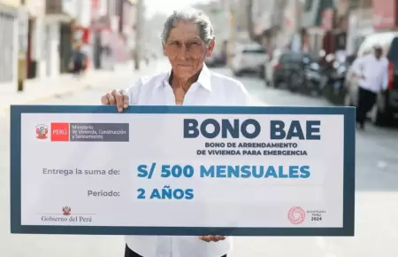 Bonos de alquiler a familias afectadas por lluvias