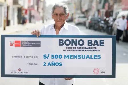 Bonos de alquiler a familias afectadas por lluvias