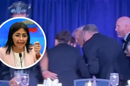 Delcy Rodr�guez se solidariza con Donald Trump por ataque en la Casa Blanca