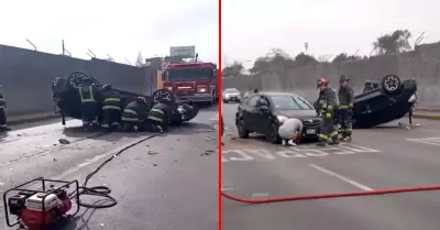 Choque ocurri� de manera repentina con una reacci�n en cadena.
