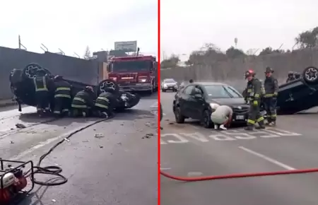 Choque ocurri� de manera repentina con una reacci�n en cadena.
