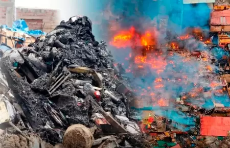 Siniestro dej� a decenas de familias damnificadas.