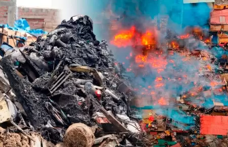 Siniestro dej� a decenas de familias damnificadas.