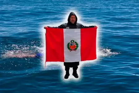 El nadador de 44 a�os rompi� un r�cord mundial.