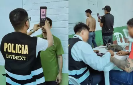 PNP y Embajada de Estados Unidos registran a 250 extrajeros en penal de Luriganc