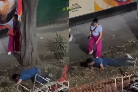 Hombre se arrastra para pedirle perd�n a su novia