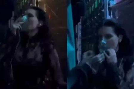 Laura Pausini utiliza ox�geno en pleno concierto