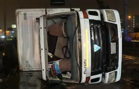 Accidente en la Panamericana Sur