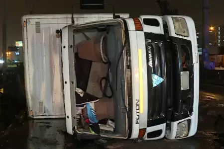 Accidente en la Panamericana Sur