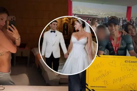 As� vivieron Alejandra Baigorria y Said Palao su primer aniversario