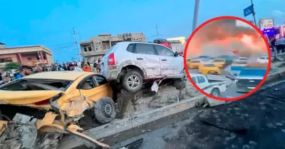 Choque m�ltiple dej� 7 muertos y varios heridos.