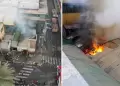 Incendio en zona de La Rampa del Mercado Central deja 16 locales afectados y revela fallas en control y prevenci�n