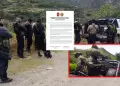 PNP y Comando Conjunto FF.AA. afirman que militares fueron atacados "con armas de fuego" durante operativo en Huancavelica