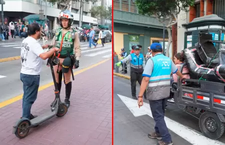 La ATU realiz� operativo para concientizar sobre el peligro de usar v�as exclusi