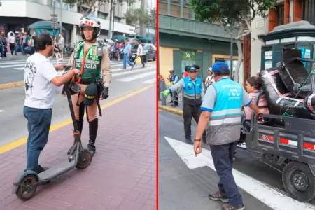 La ATU realiz� operativo para concientizar sobre el peligro de usar v�as exclusi