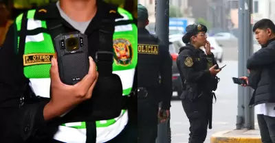 Congreso aprueba dictamen para uso obligatorio de c�maras corporales de la PNP.
