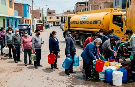 Corte de agua en Lima el 29 de abril.
