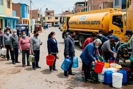 Corte de agua en Lima el 29 de abril.