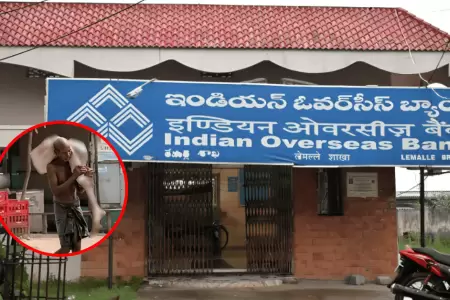 Hombre lleva cad�ver de su hermana a banco en India