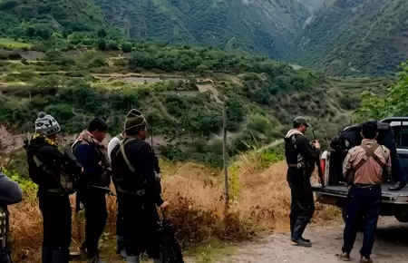 Operativo militar en Huancavelica