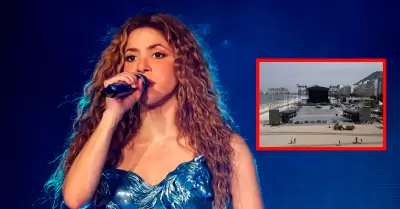 Shakira lamenta fat�dica muerte de operario en Brasil.
