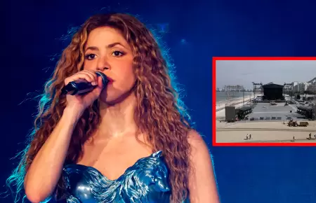 Shakira lamenta fat�dica muerte de operario en Brasil.
