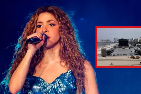 Shakira lamenta fat�dica muerte de operario en Brasil.