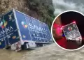 Amazonas: Chofer se salva de morir tras despistar su cami�n y caer en el caudal del r�o