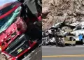 Tragedia en Puno: Al menos 10 fallecidos en fatal choque frontal entre trailer y miniv�n en la v�a Arequipa-Juliaca