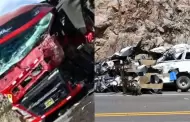 Tragedia en Puno: Al menos 10 fallecidos en fatal choque frontal entre trailer y miniv�n en la v�a Arequipa-Juliaca