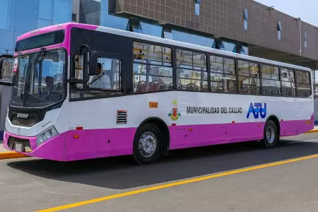 Corredor Rosado inicia operaciones con una flota de 30 buses entre el Callao y L