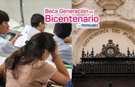 Beca Generaci�n del Bicentenario: Defensor�a exige rapidez al Ejecutivo y Congre