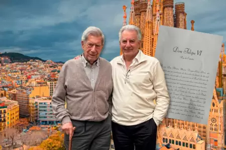 Vargas Llosa anunci� la noticia en sus redes sociales.