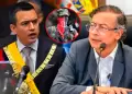 Daniel Noboa denuncia incursi�n de guerrilleros colombianos "impulsados por Petro" en la frontera de Ecuador